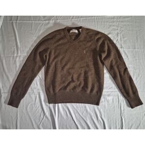 Vintage Penguin Munsing Wear Men's 100% Lambs Wool Brown Sweater